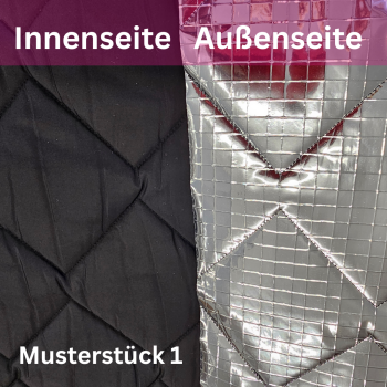 Preview: Musterlieferung schwarz silber